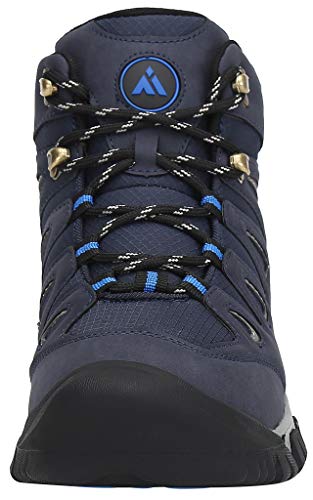 Mishansha Zapatillas Senderismo Hombre Trail Mount Botas Montaña Impermeables Zapatos Trekking Escalada Deportes de Exterior,Azul 43 EU