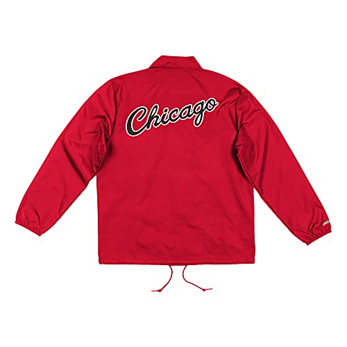 Mitchell & Ness NBA/Hardwood Classic Coaches - Chaqueta cortavientos, Chicago Bulls., XL