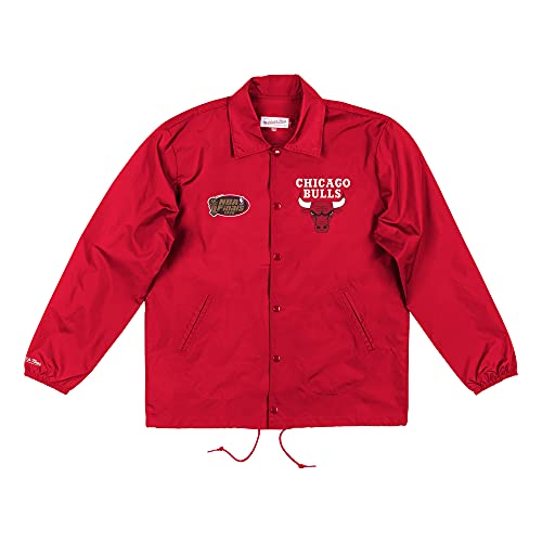 Mitchell & Ness NBA/Hardwood Classic Coaches - Chaqueta cortavientos, Chicago Bulls., XL