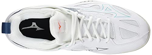 Mizuno Ghost Shadow, Zapatillas Deportivas Unisex Adulto, White/Ceramic/LegionBlue, 43 EU