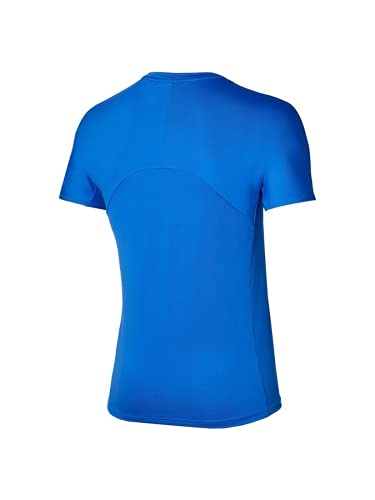 Mizuno Shadow Graphic Camiseta, Nebulas Blue/White, L para Hombre