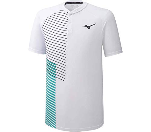 Mizuno Shadow Polo, Unisex Adulto, Blanco, XL