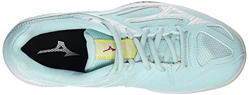 Mizuno Thunder Blade 3, Zapatillas de vleibol Mujer, Tball Blanco Clearwater, 40 EU