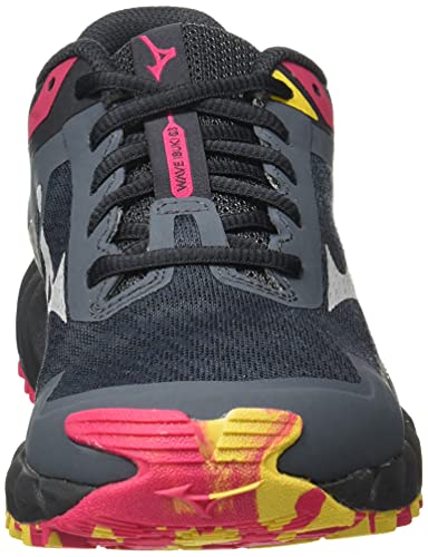 Mizuno Wave Ibuki 3, Zapatillas de Trail Running Mujer, Turbulence/Antarctica/RRed, 40 EU