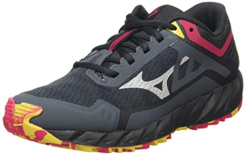 Mizuno Wave Ibuki 3, Zapatillas de Trail Running Mujer, Turbulence/Antarctica/RRed, 40 EU