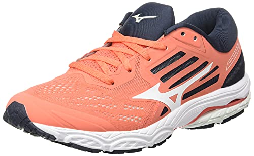 Mizuno Wave Stream 2, Zapatillas para Correr Mujer, Livingc Blanco Ombreblue, 42.5 EU