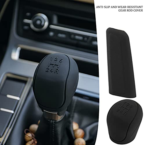 mlloaayo 2pc / Set Funda De Silicona para Engranajes De Coche Fundas De Freno De Mano De Engranajes Universales Protector De Palanca De Cambios Antideslizante Resistente Al Desgaste