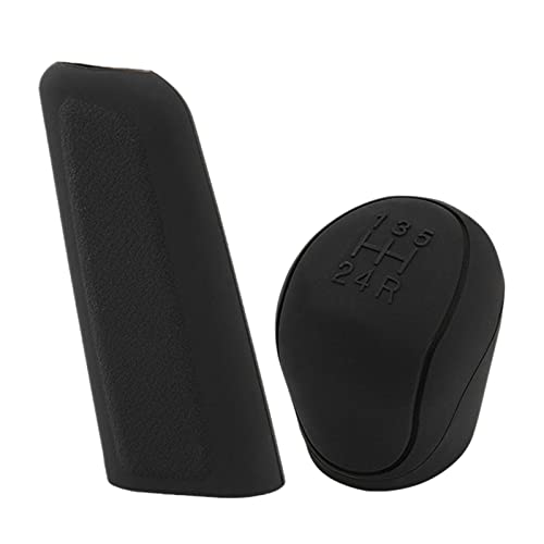 mlloaayo 2pc / Set Funda De Silicona para Engranajes De Coche Fundas De Freno De Mano De Engranajes Universales Protector De Palanca De Cambios Antideslizante Resistente Al Desgaste