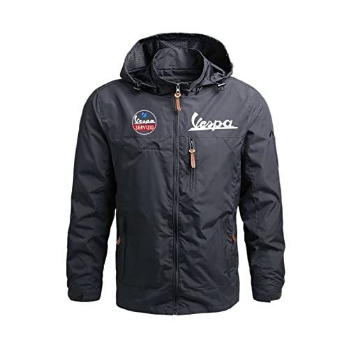 MMGN 2020 Vespa New Hombres College Sudaderas Estilo con capucha Impresión personalizada Cáliz Cálido Sudaderas Zipper Cardigan Chaqueta Sudadera con capucha Capa Hombre