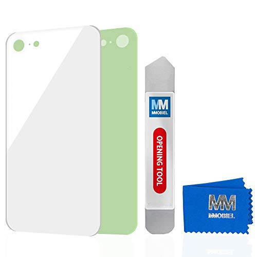 MMOBIEL Tapa de Batería de Reemplazo Compatible con iPhone SE 2020/8 4.7 Pulgada (Blanco) Battery Back Cover con Adhesivo Incluye Htas