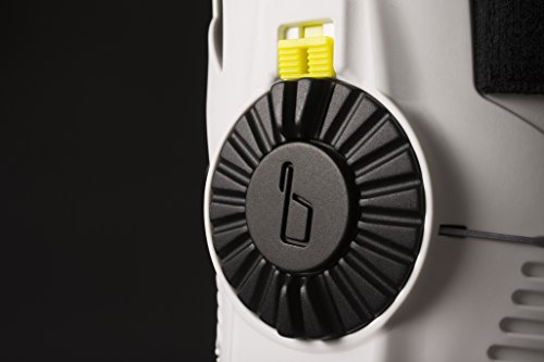 Mobius rodillera X8, color blanco/amarillo, talla XXL