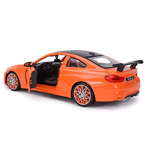 Modelo de Auto Diecast Cars Model: 24 Compatible with -M-M4 GTS Deportes Coche Estado Estado Vehículos Cuello Modelo Coleccionable Coche Adulto Niños Niños Adornos Regalo (Color : 2)