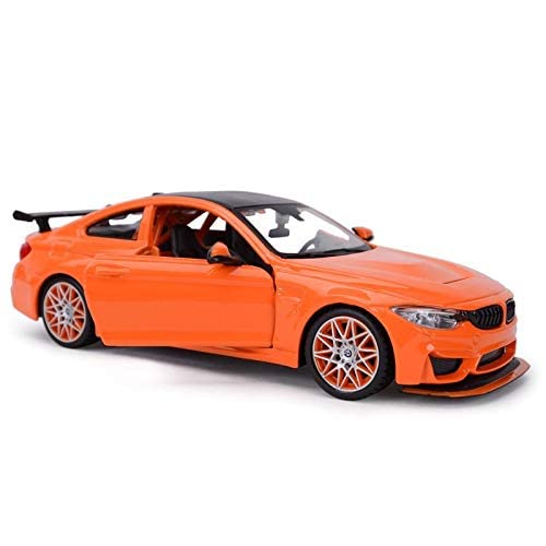 Modelo de Auto Diecast Cars Model: 24 Compatible with -M-M4 GTS Deportes Coche Estado Estado Vehículos Cuello Modelo Coleccionable Coche Adulto Niños Niños Adornos Regalo (Color : 2)