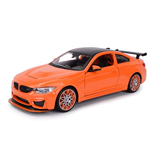 Modelo de Auto Diecast Cars Model: 24 Compatible with -M-M4 GTS Deportes Coche Estado Estado Vehículos Cuello Modelo Coleccionable Coche Adulto Niños Niños Adornos Regalo (Color : 2)