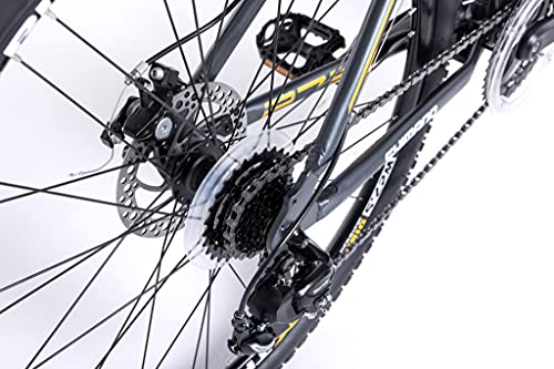 Moma Bikes Bicicleta Montaña SHIMANO GTT5.0 27,5" aluminio, 24v, doble freno disco, susp. delant. (Varias Tallas)