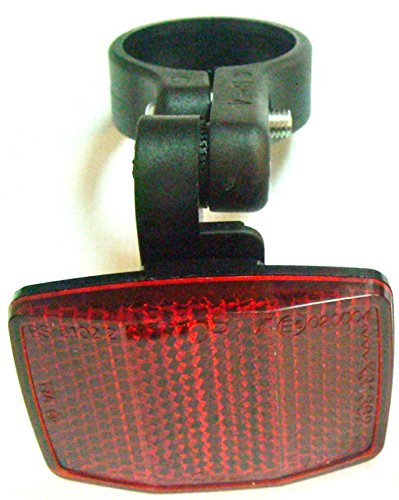 MONTALIN Reflector Reflectante catadioptrico Trasero BTT MTB Bici Bicicleta Rojo