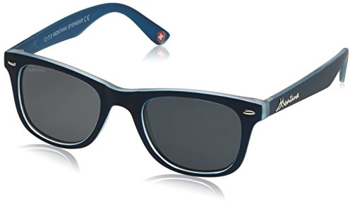 MONTANA MP41 Gafas, Multicolor (Lentes Azul Marino/Ahumado), Talla única Unisex Adulto