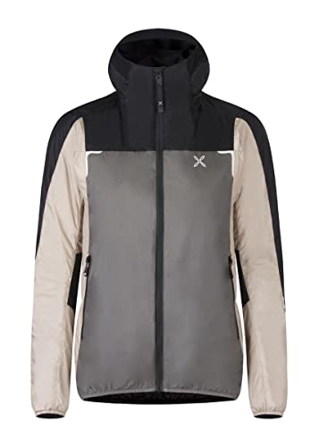 MONTURA - Chaqueta de mujer acolchada antiviento antiagua SkiSky 2.0 - Gris, Gris - Dust Rose - 9502, M