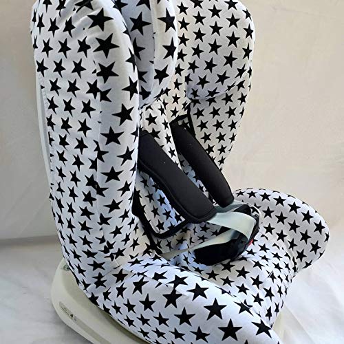 MOON-BEBE FUNDA PARA Star Ibaby - Silla de coche grupo 0+/1/2/3 Baby Auto Fix Noe (BLANCO)