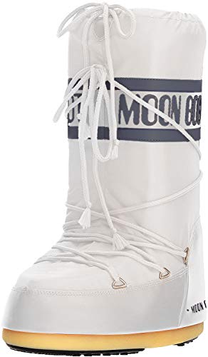 MOON BOOT Nylon, Botas de Nieve, Blanco White 006, 35 EU