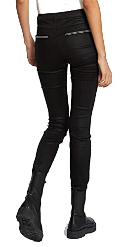 Morgan Pantalón Slim Enduit 212-Palona Vestir, Negro, 40 para Mujer