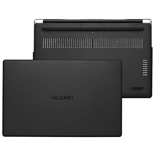 MOSISO Funda Dura Compatible con Huawei MateBook D 15 Pulgadas 2020 2019, Cubierta Rígido Plástico Estuche Protectora, Negro