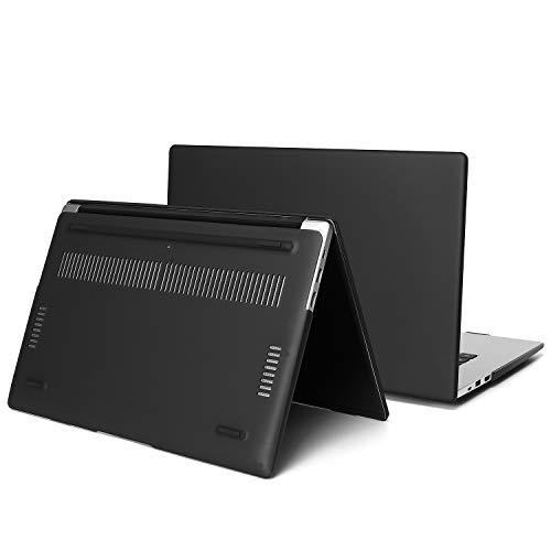 MOSISO Funda Dura Compatible con Huawei MateBook D 15 Pulgadas 2020 2019, Cubierta Rígido Plástico Estuche Protectora, Negro