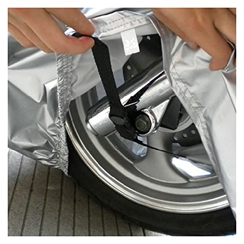 Motorcycle cover Ajuste para LUSHQ M-4XL CUBIERTA DE MOTORYCLE CUBIERTAS AFIERNAS ABAJAS MOTOR DE INTERIOR ABAJO CUBIERTAS DE BICIPA DE LA BICIPA DE LA LLUCHA A prueba de polvo Caja de la bicicleta Ti
