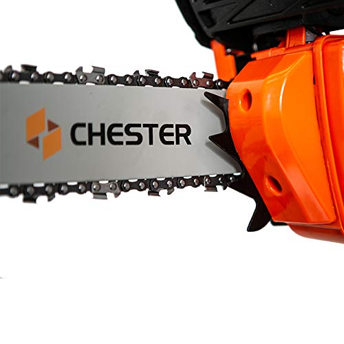 Motosierra podadora gasolina 25 cm³ - guía 25 cm - 2 cadenas - CHESTER