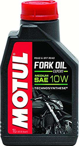 Motul Fork Oil Expert Medium - Aceite para horquilla de motocicleta SAE 10 W, 1 l