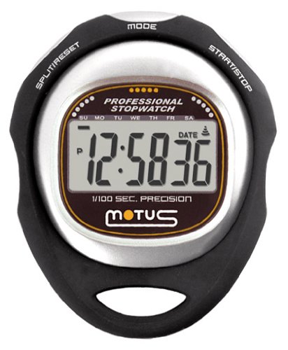Motus Trainer MT35 Cronómetro con medición de Tiempos intermedios (Tiempo Fraccionado) Negro