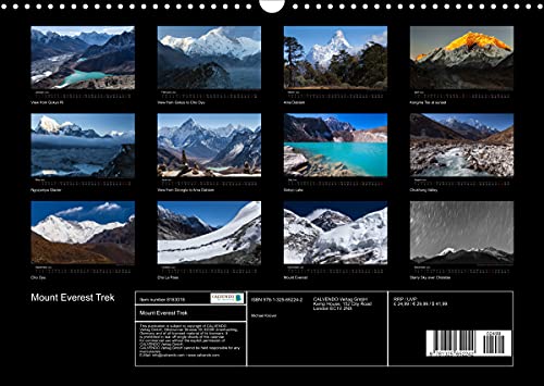 Mount Everest Trek (Wall Calendar 2022 DIN A3 Landscape): On the way to the roof of the world (Monthly calendar, 14 pages )