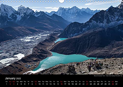 Mount Everest Trek (Wall Calendar 2022 DIN A3 Landscape): On the way to the roof of the world (Monthly calendar, 14 pages )