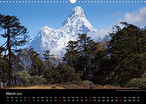 Mount Everest Trek (Wall Calendar 2022 DIN A3 Landscape): On the way to the roof of the world (Monthly calendar, 14 pages )