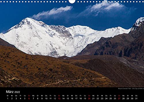 Mount Everest Trek (Wandkalender 2022 DIN A3 quer)