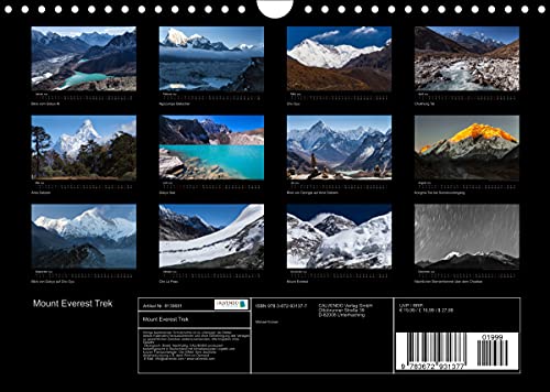 Mount Everest Trek (Wandkalender 2022 DIN A4 quer)