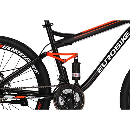 Mountain Bikes S7 27.5 pulgadas 21Speeds doble freno de disco suspensión completa bicicleta de montaña MTB BlackOrange