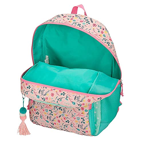 Movom Save The Planet Mochila con Carro Multicolor 33x45x17 cms Poliéster Reciclado 25.25L