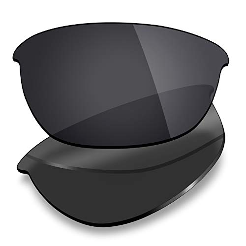 Mryok 4 pares de lentes polarizadas de repuesto para gafas de sol Oakley Half Jacket 2.0 – Stealth Black/Fire Red/Ice Blue/Silver Titanium