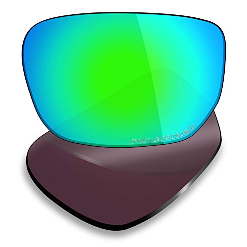 Mryok 4 pares de lentes polarizadas de repuesto para Oakley Style Switch Sunglass - Negro IR/24K Gold/Plasma Purple/Emerald Green