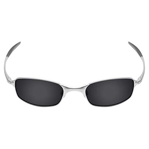 Mryok Lentes polarizadas de repuesto para Oakley Square Wire 2.0 - Stealth Black