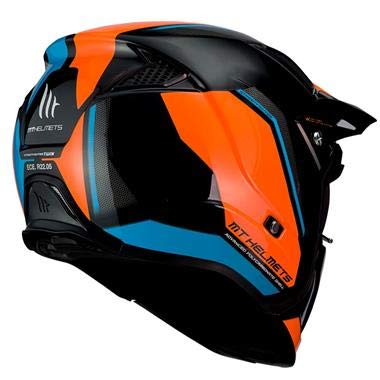 Mt Helmets Streetfighter SV Twin A4 Gloss Fluor Orange M