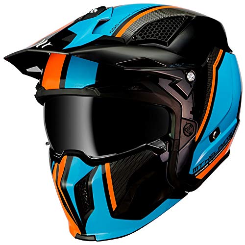 Mt Helmets Streetfighter SV Twin A4 Gloss Fluor Orange M