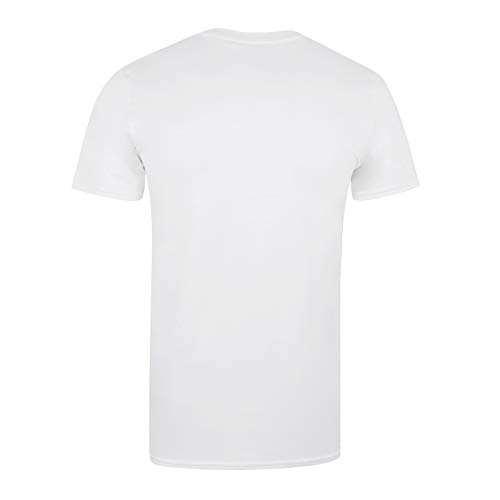 MTV Summer Reflection Camiseta, Blanco (White White), Small (Talla del Fabricante: Small) para Hombre