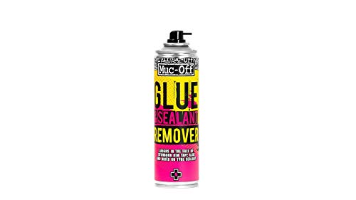 Muc-Off Glue & Sealant Remover – Limpiador de Pegamento y Adhesivo Sellante – Limpiador de Adhesivo Eficaz que Elimina el Pegamento del Fondo de Llanta y los Residuos del Sellador de Ruedas