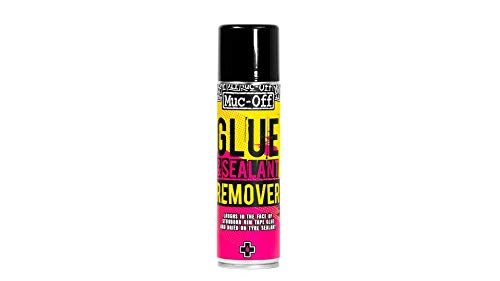 Muc-Off Glue & Sealant Remover – Limpiador de Pegamento y Adhesivo Sellante – Limpiador de Adhesivo Eficaz que Elimina el Pegamento del Fondo de Llanta y los Residuos del Sellador de Ruedas