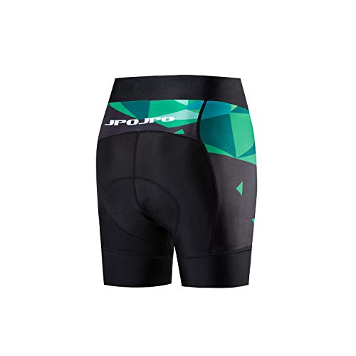 Mujeres Ciclismo Bicicletas Shorts 5D Gel acolchado Bicicletas Medio Pantalones Ciclo desgaste Medias, forro polar verde con licencia oficial de star wars silent one crew., M