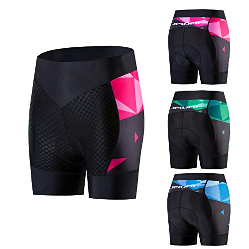 Mujeres Ciclismo Bicicletas Shorts 5D Gel acolchado Bicicletas Medio Pantalones Ciclo desgaste Medias, forro polar verde con licencia oficial de star wars silent one crew., M