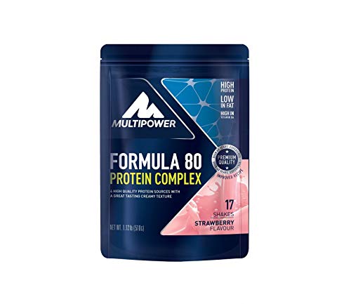 Multipower Formula 80, Sabor Strawberry - 510 gr