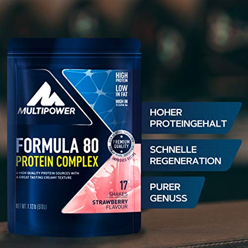 Multipower Formula 80, Sabor Strawberry - 510 gr